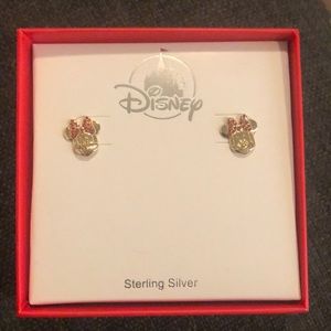 Disney Parks Mickey Mouse Rhinestone Minnie Mouse Stud Earrings
